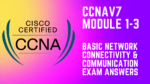 CCNAv7 Module 1-3 Basic network connectivity