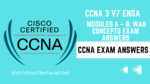 CCNA 3 v7 ENSA Modules 6 – 8 WAN Concepts Exam Answers
