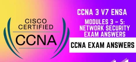 Modules 3 – 5: Network Security Exam Answers