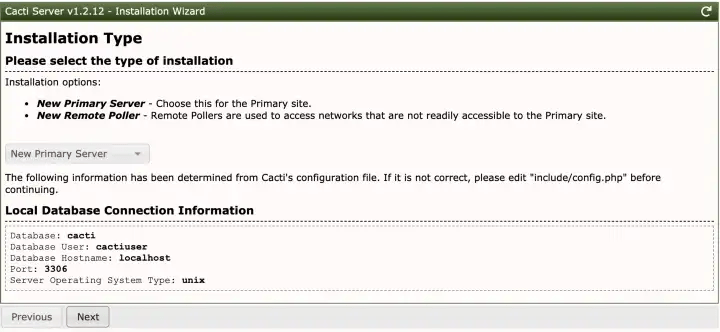 Install Cacti on Ubuntu 20.04